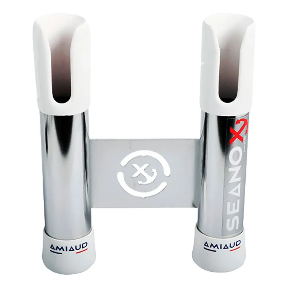 Seanox stainless steel Open gunwale rod holder for 2 rods