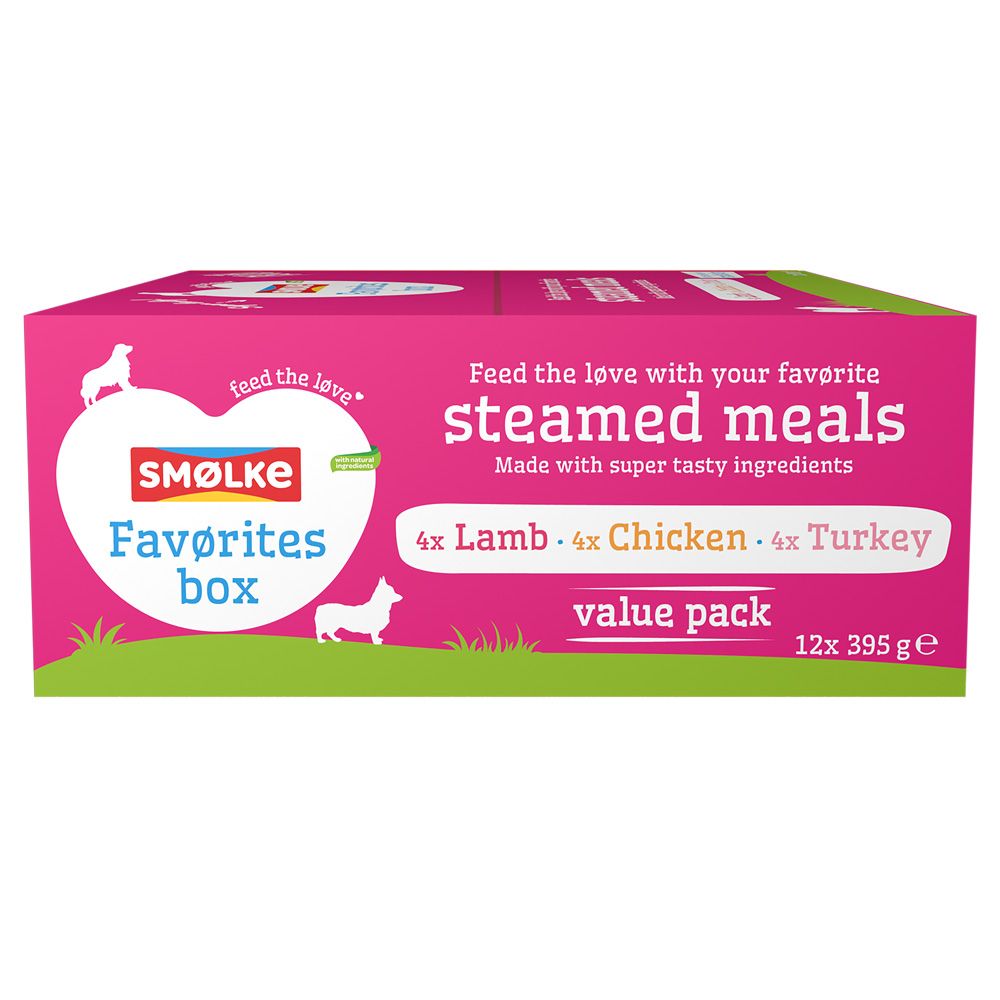 Smølke Steamed Meals 12 x 395g