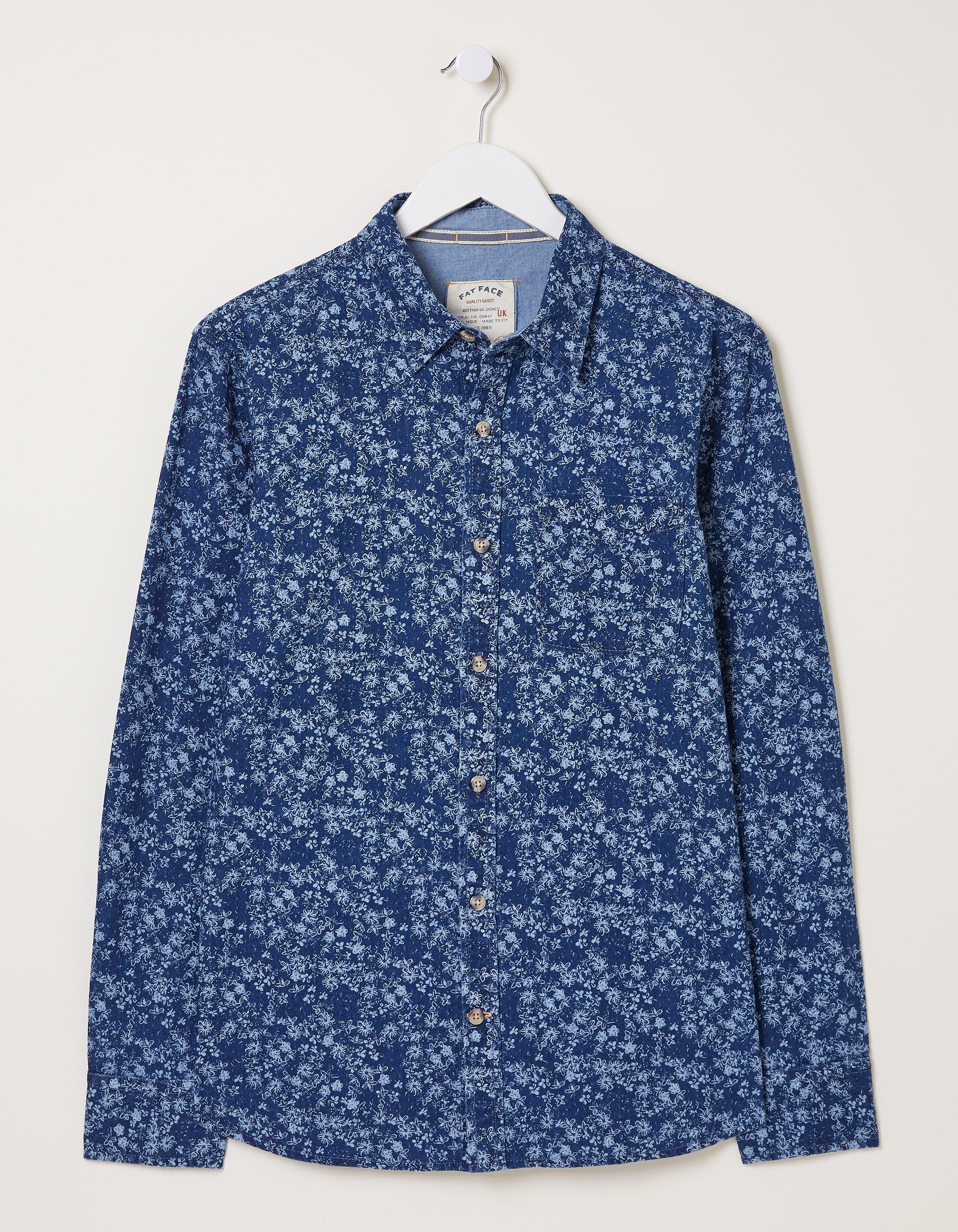 Scribble Daisy Print Shirt