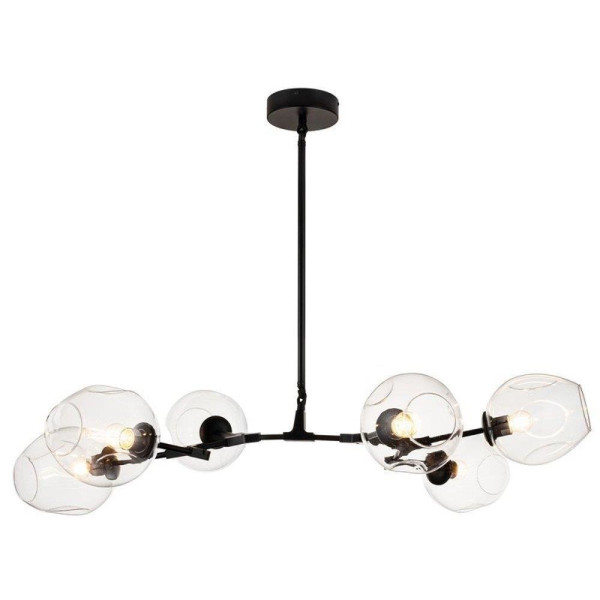 LAMPA WISZĄCA 130cm MODERN ORCHID-6 czarna