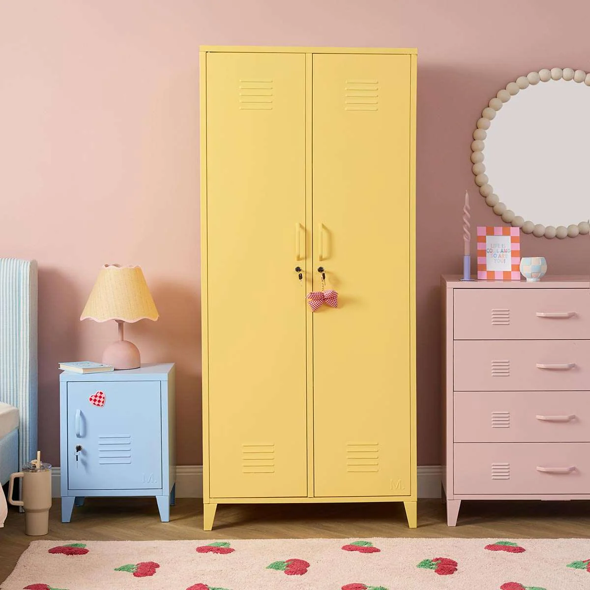 Mocka Original Locker Wardrobe - Yellow