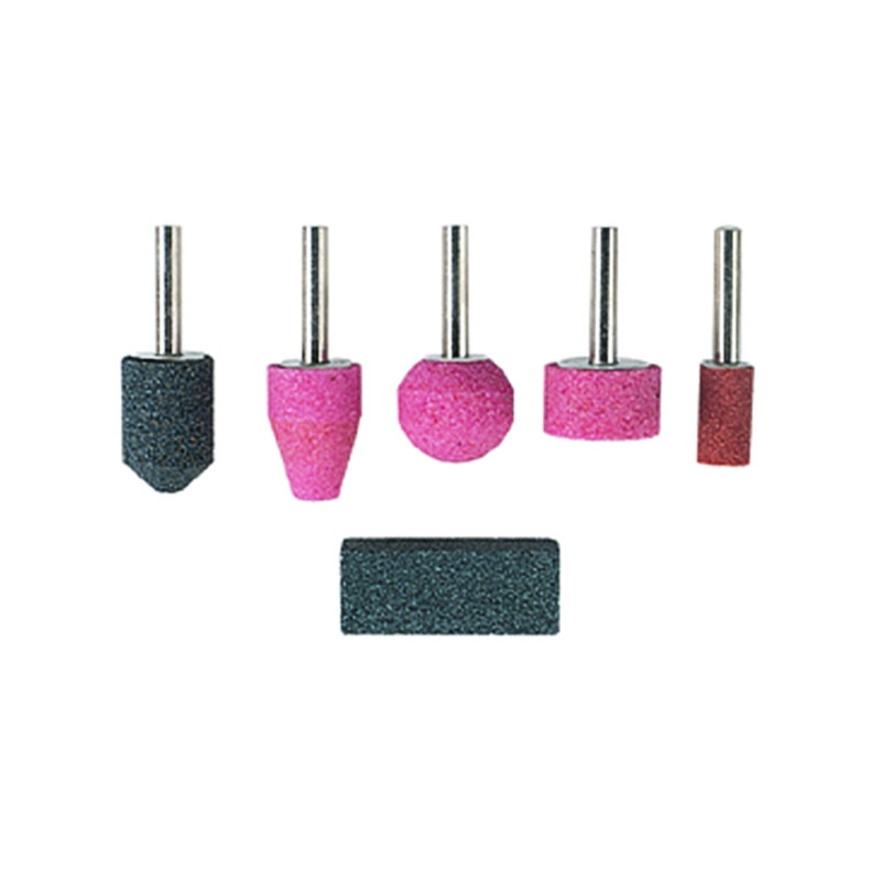 Set de meules abrasives et une pierre d'affûtage WOLFCRAFT