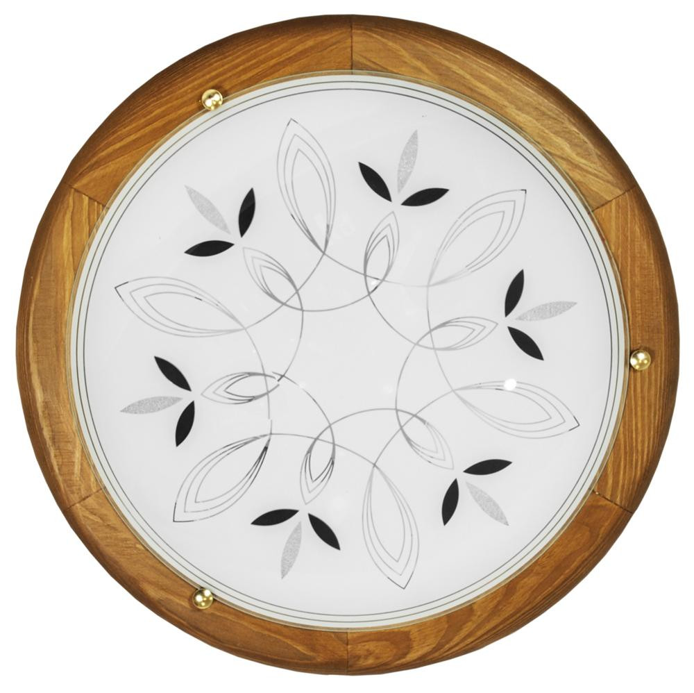 Plafonbiały okrągły 30cm RUSTICA 1xE27x40W IP20 Candellux