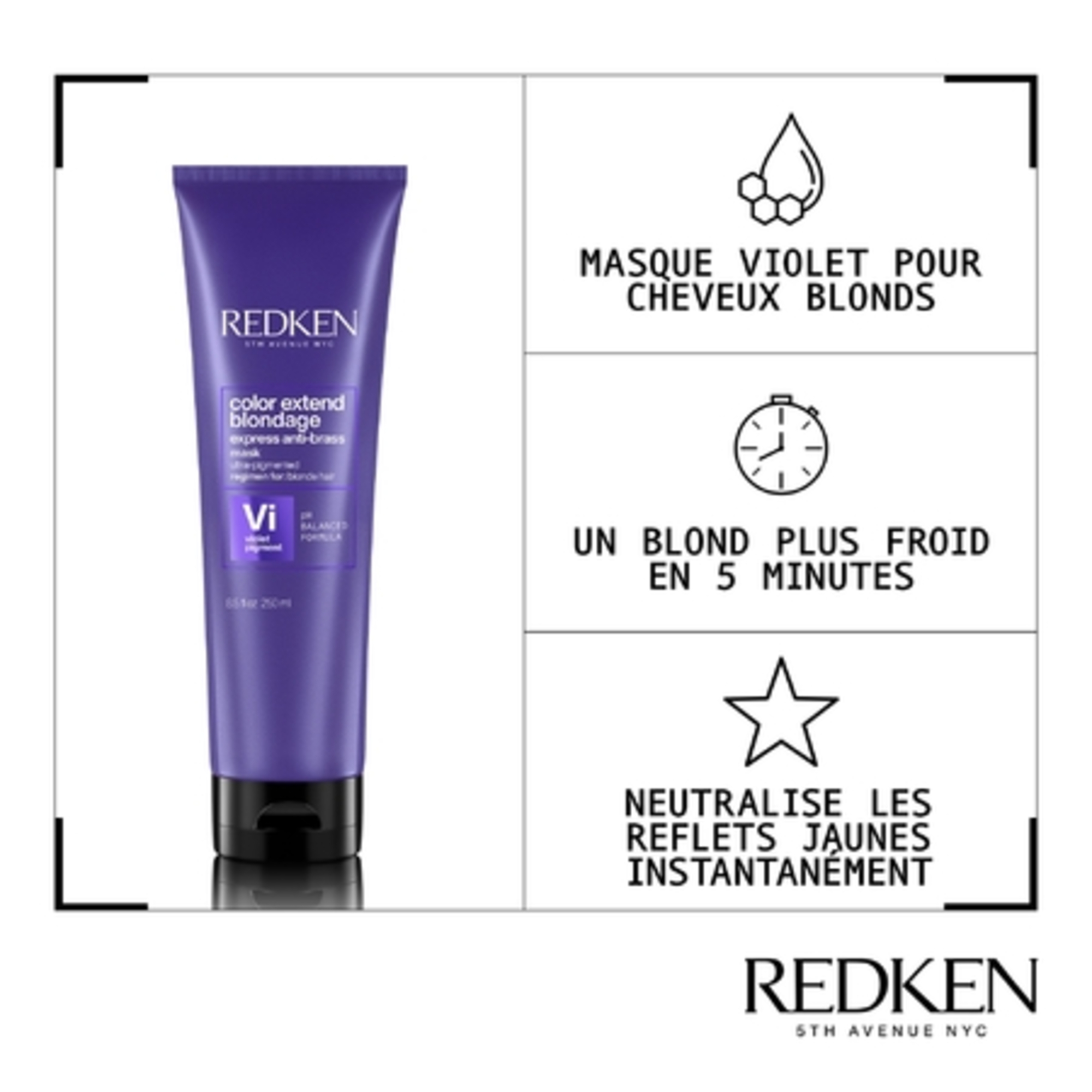 Color Extend BlondageMasque neutralisant cheveux blonds