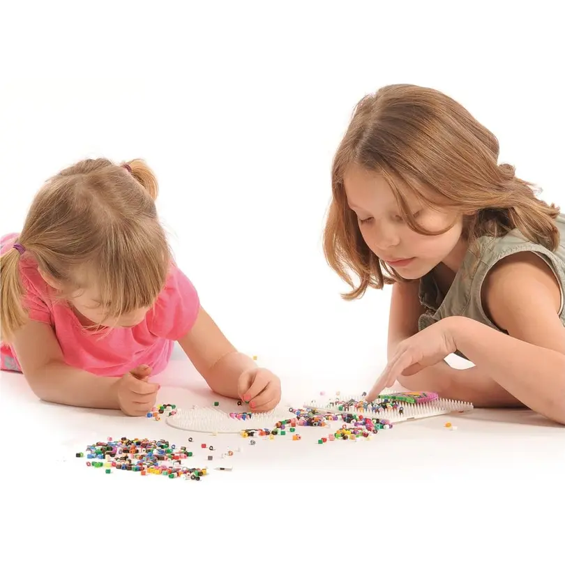 Spielset 4er-Set Bügelperlen Steckplatten
