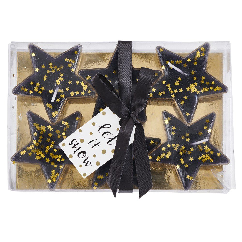 Bougies étoiles x6