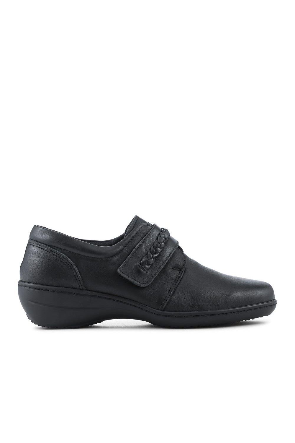 Pavers Loretta Leather Adjustable Fit Monk Shoes