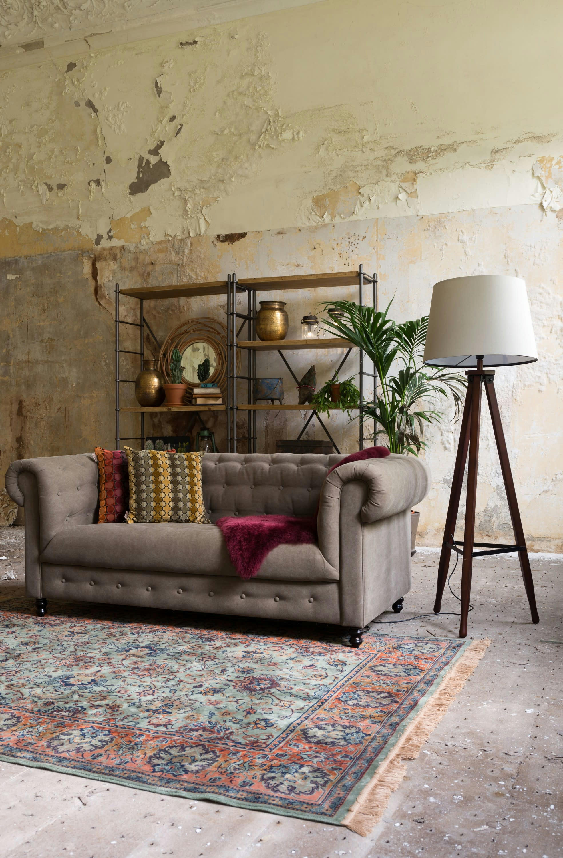 OTTAWA - Coussin en tossi rouge et orange