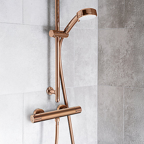Edouard Rousseau - Mitigeur thermostatique de douche AKILA - Corps froid - Débit 9,5 L par minute - 7 coloris disponibles