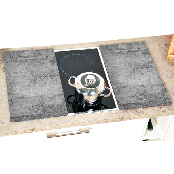 Płyty ochronne na kuchenkę Beton 52 x 30 cm szklane