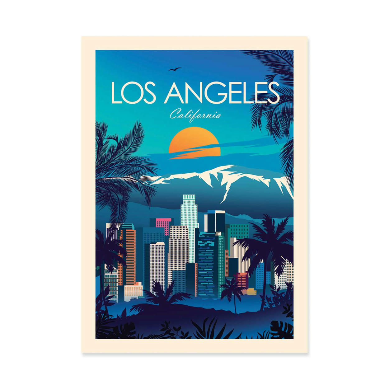 STUDIO INCEPTION - LOS ANGELES - STUDIO INCEPTION - Affiche d'art 50 x 70 cm