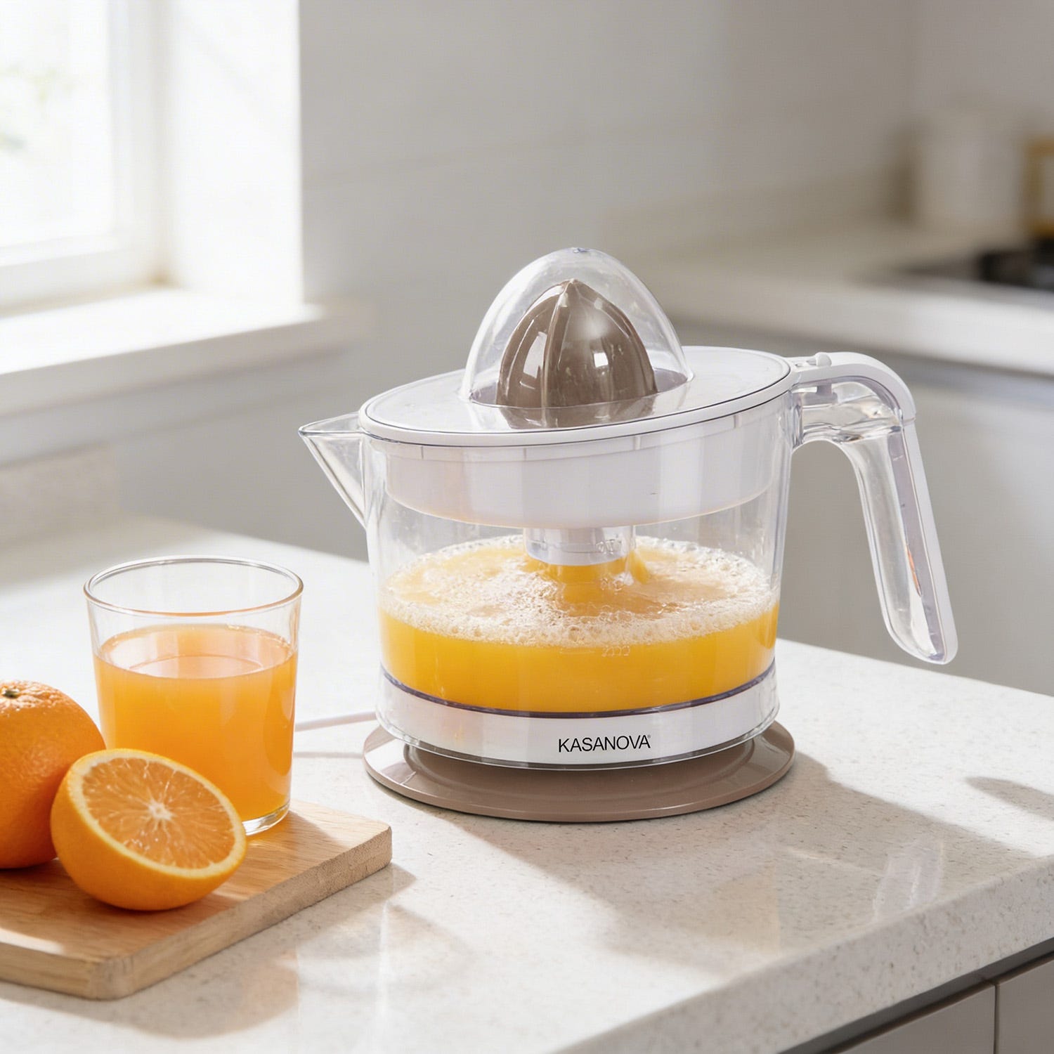 Spremiagrumi elettrico 800 ml tortora