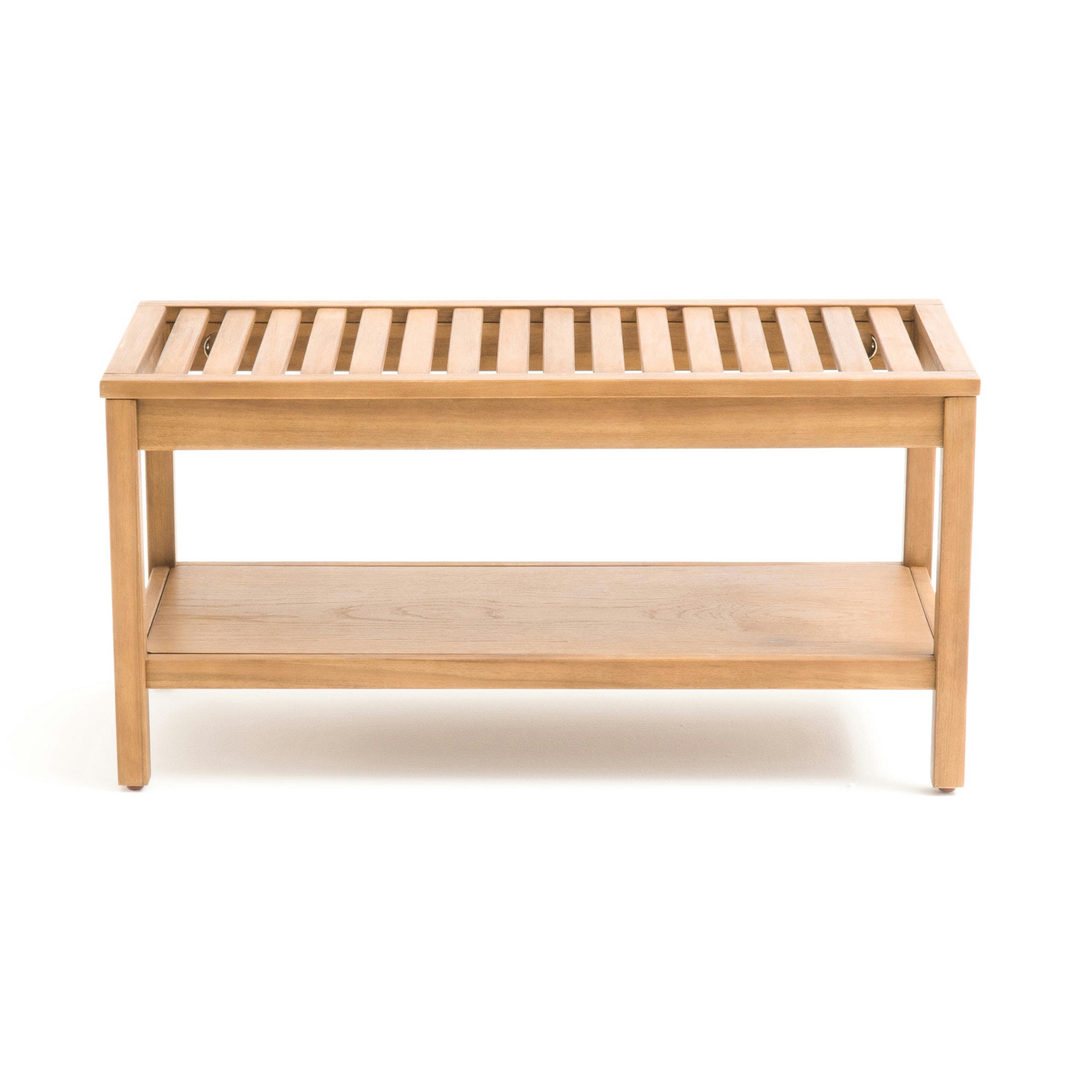 Banc de salle de bain en acacia huilé, HAUMÉA