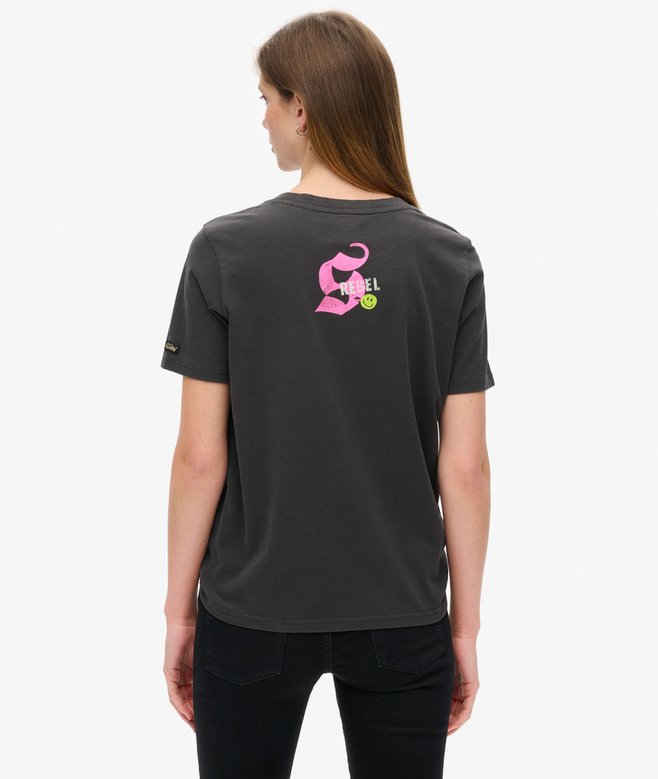 Lo-Fi Punk Poster Relaxed T-Shirt