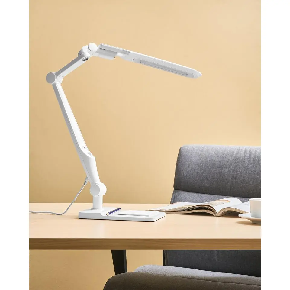 PEGASI - Bureaulamp LED - Wit - Synthetisch materiaal