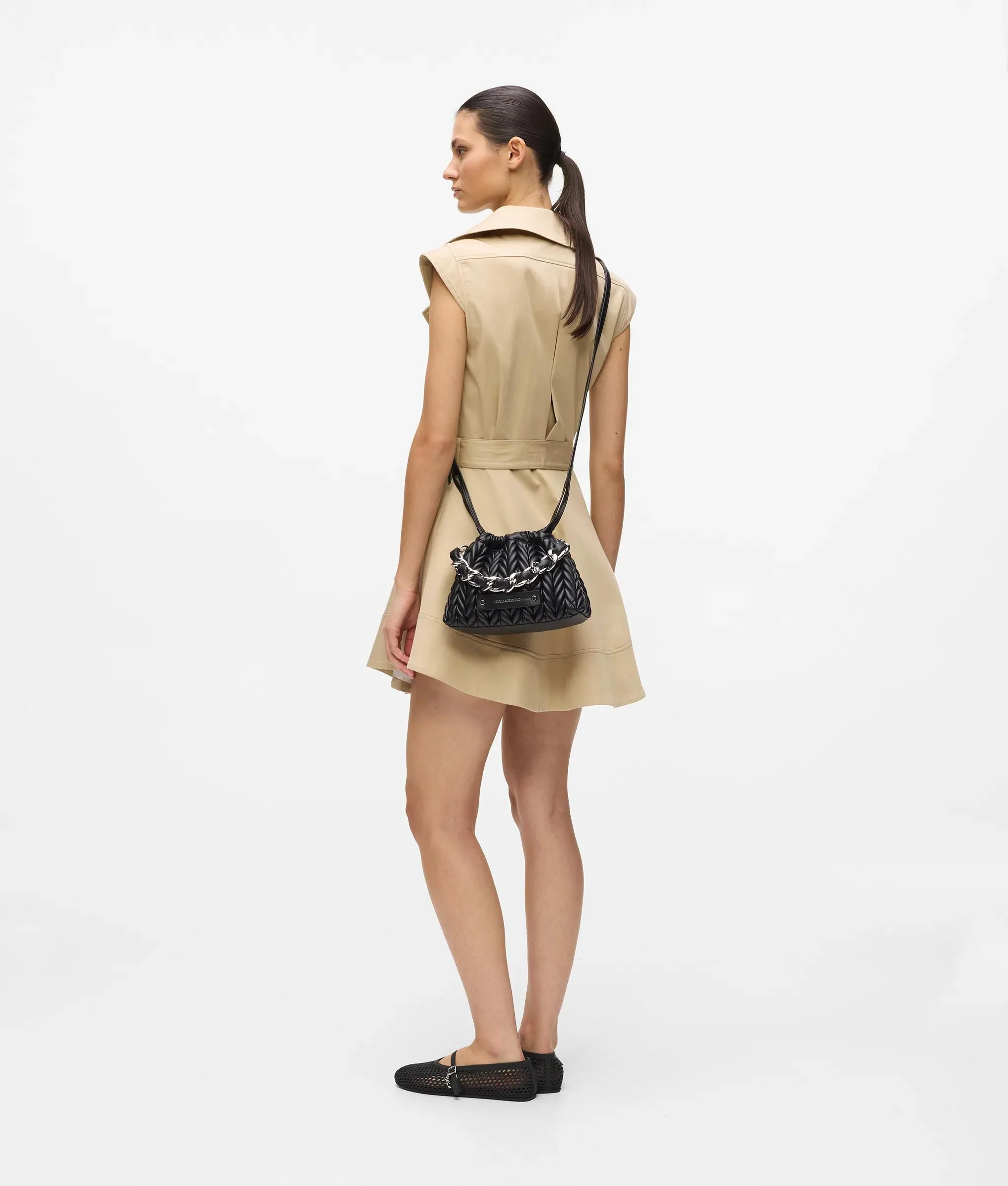 Sac à bandoulière avec chaîne K/Weave