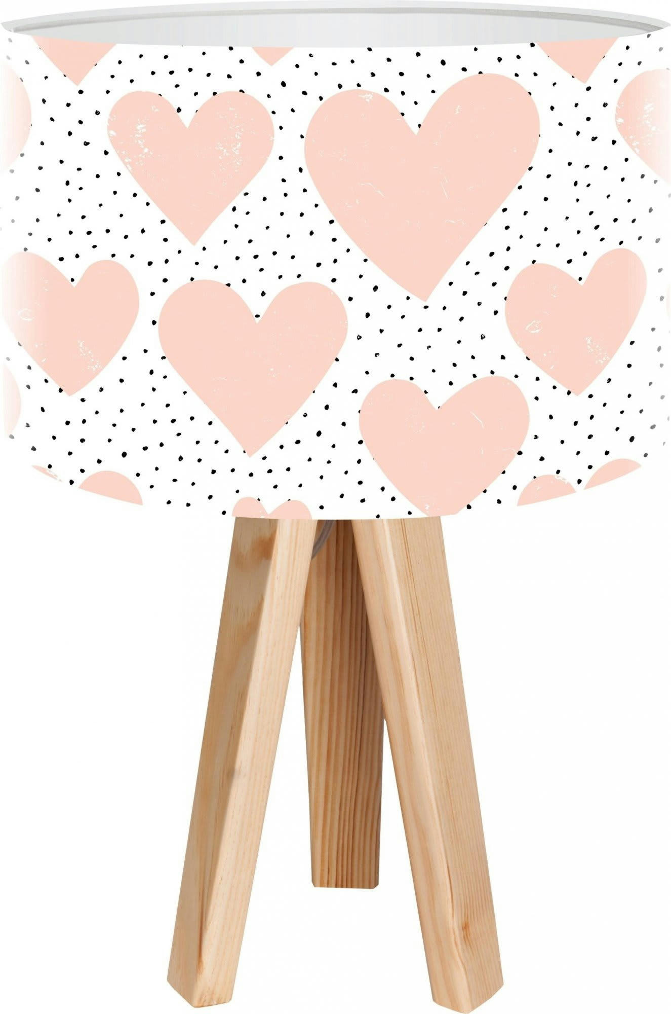 KIDS - Lampe de chevet enfant Bois Rose 30x30x45 cm