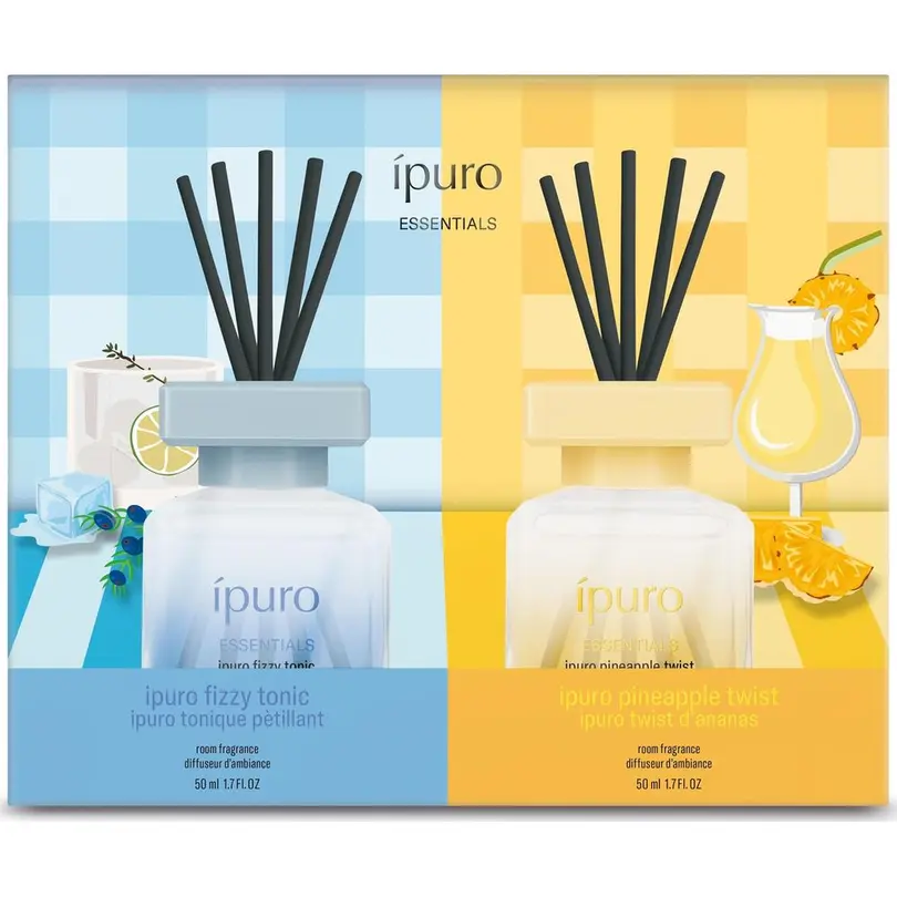 Diffusor 2er-Set Pineapple twist & Fizzy tonic