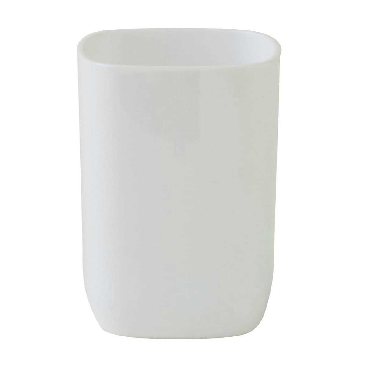 SEQUOIA - Porte brosse à dents en polystyrène blanc