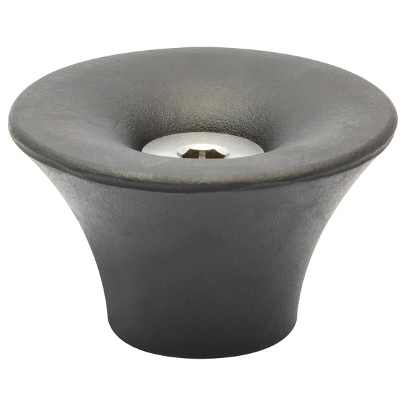 Bodentürstopper, Kunststoff, BxH: 50 x 29 mm, zum Schrauben