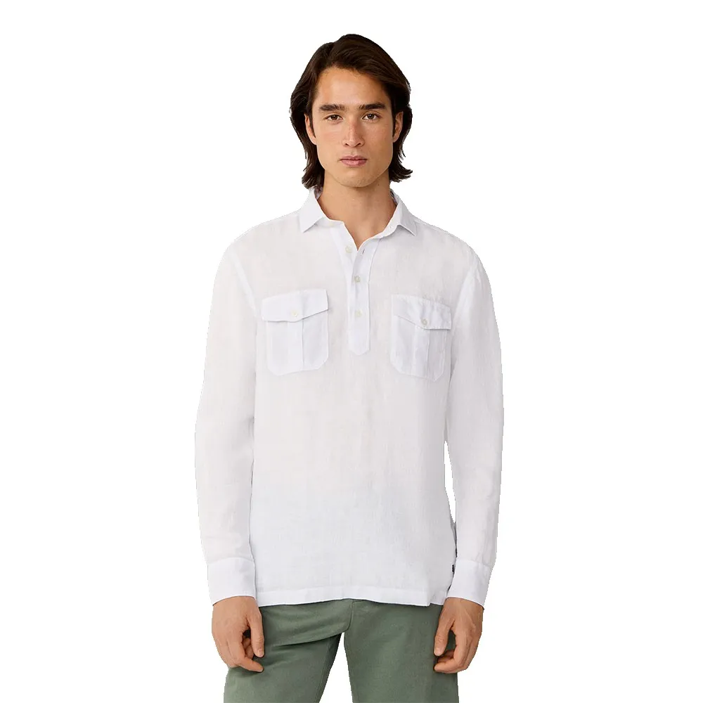 Hackett Heritage Linen long sleeve shirt