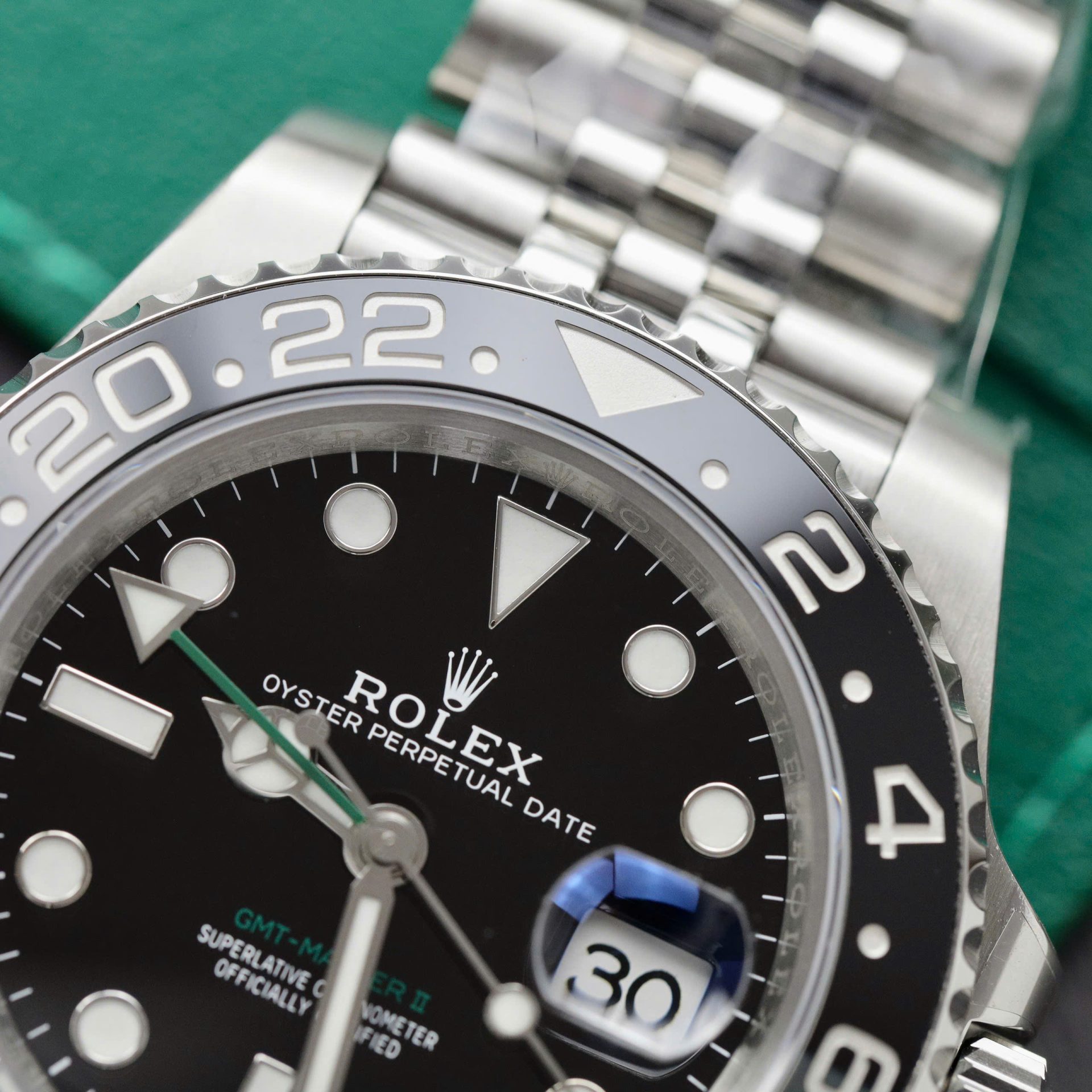 Rolex GMT-Master II 126710GRNR Bruce Wayne 904L Steel Black Dial 40mm Jub Super Clone