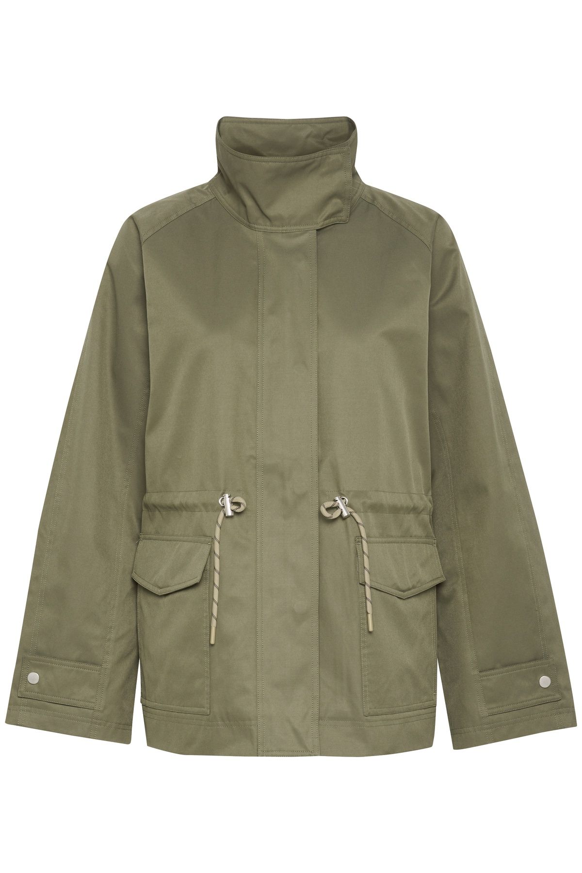 Saint Tropez IdrisSZ With High Collar Parka Jacket