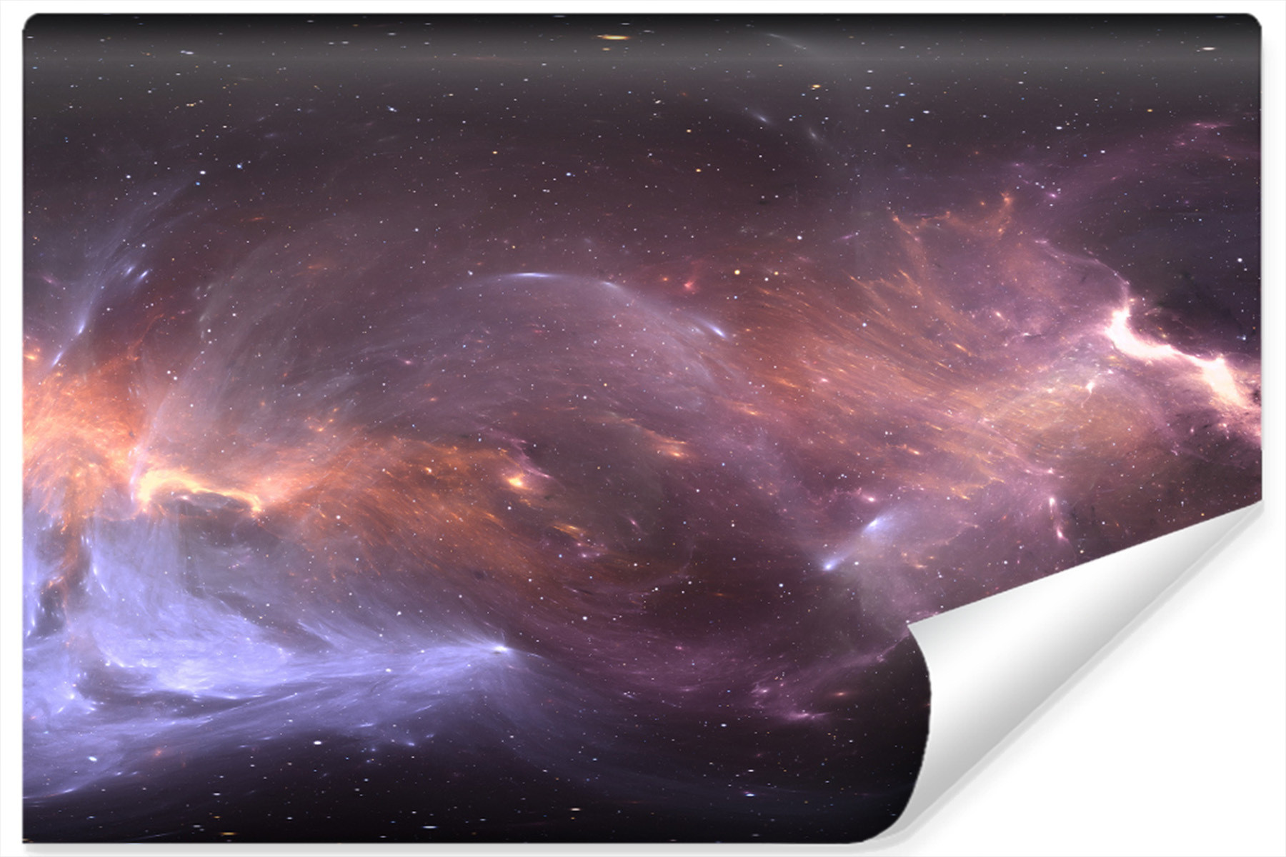 Fototapeta KOSMICZNA Panorama Gwiazdy 3D 90x60cm