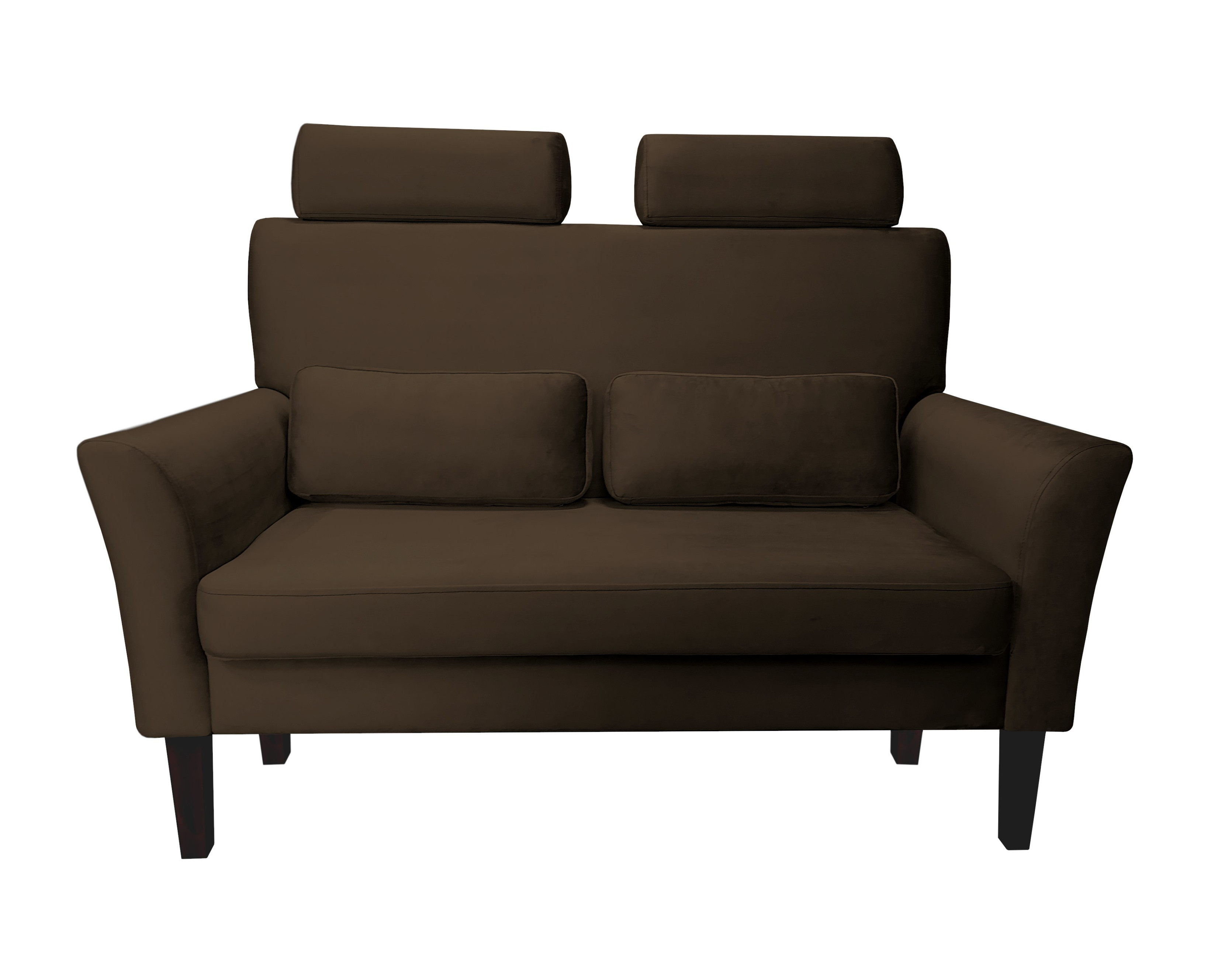 Sofa DENVER tkanina Welur noga drewniana