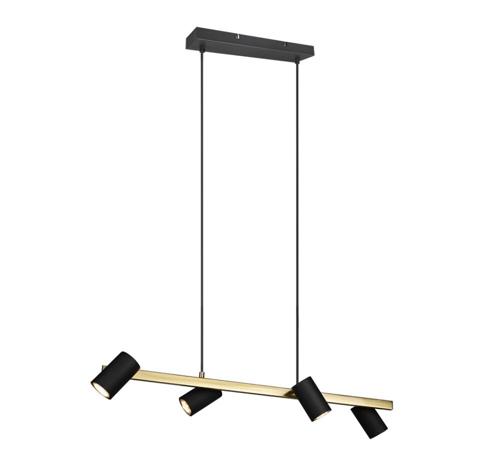 TAKLAMPE TRIO MARLEY 80CM SVART/GULL
