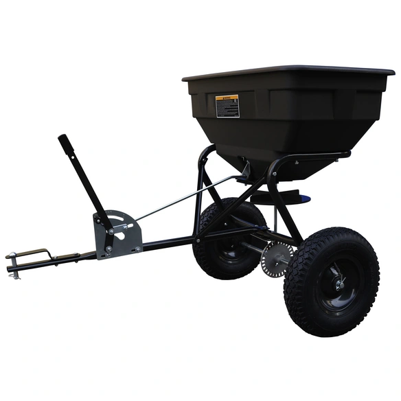 Anhänger Streuwagen, schwarz, für Texas Rasentraktor