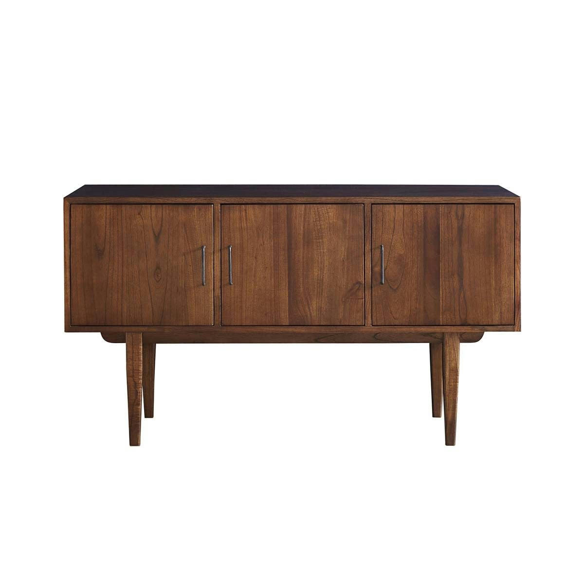 VINTAGE - Meuble sous vasque en mindi massif 135 cm