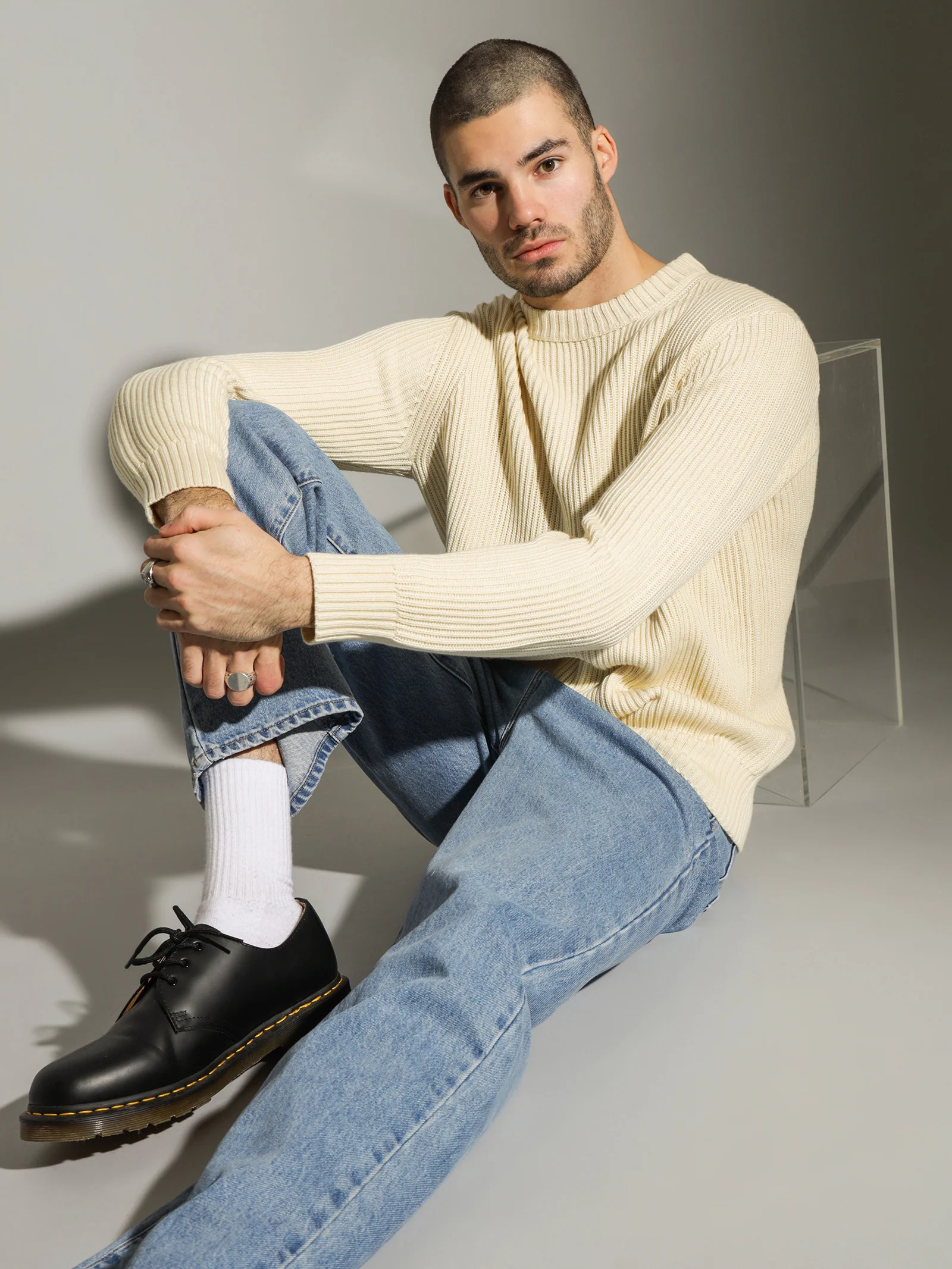 Rib Knit Crew