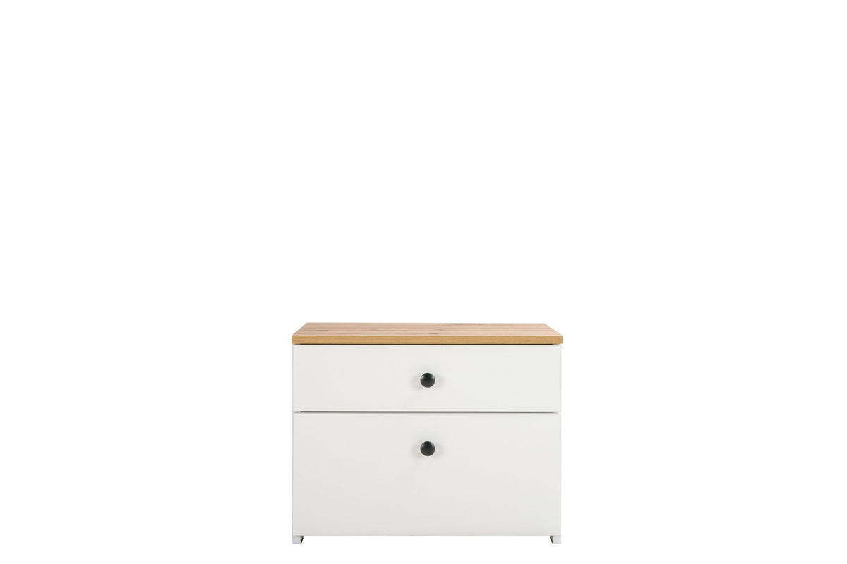 FurniLux Sharons choice- Nachtlast-Wit - 53x35x41cm