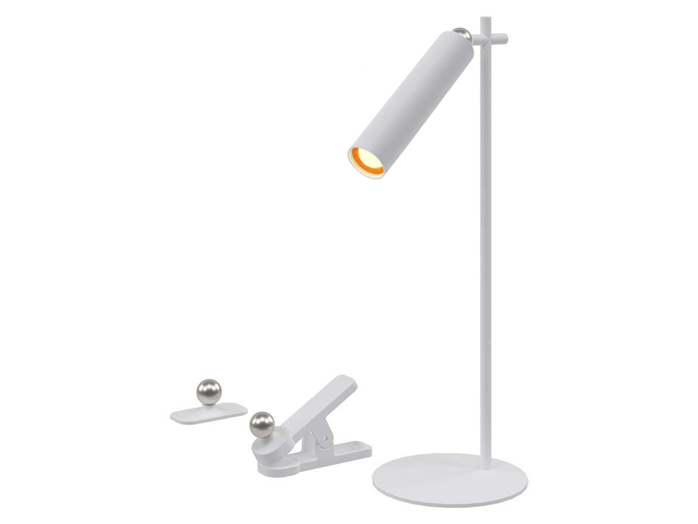 Lampa stołowa VT-7413 LED ze ściemniaczem biała
