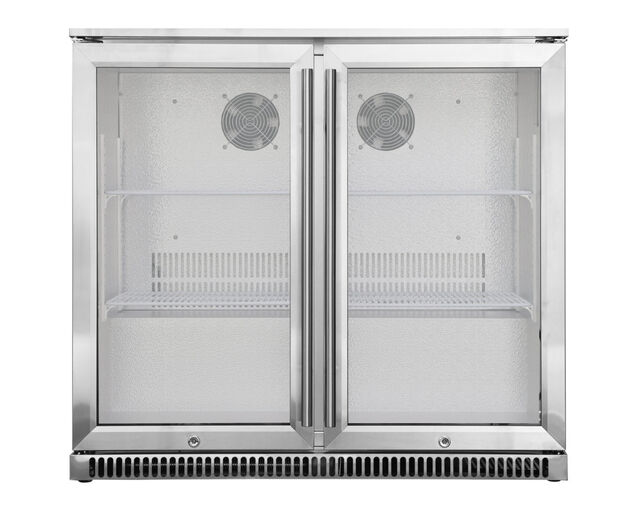 Ziegler & Brown Outdoor Bar Fridge - 2 Door Triple Glazed