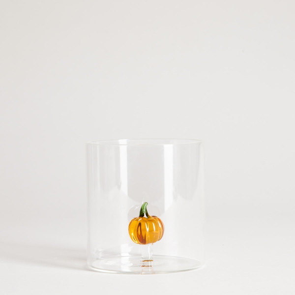 Szklanka PUMPKIN z dynią w środku 0,35 l HOMLA