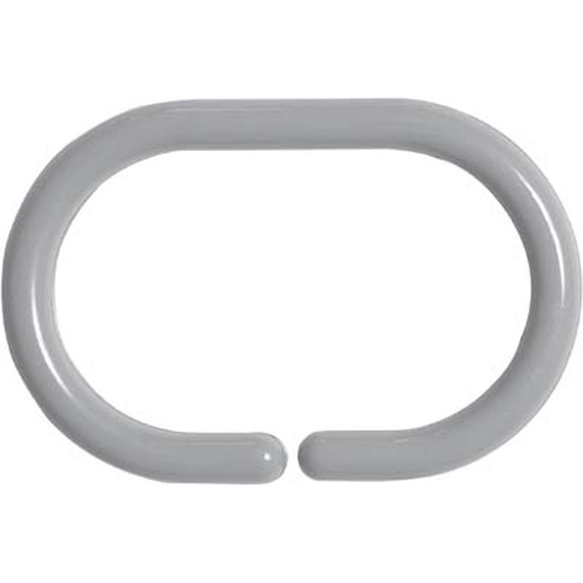 12 argolas para cortinas de banho