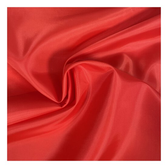 Red Taffeta Anti-Static Lining Fabric by the Metre
