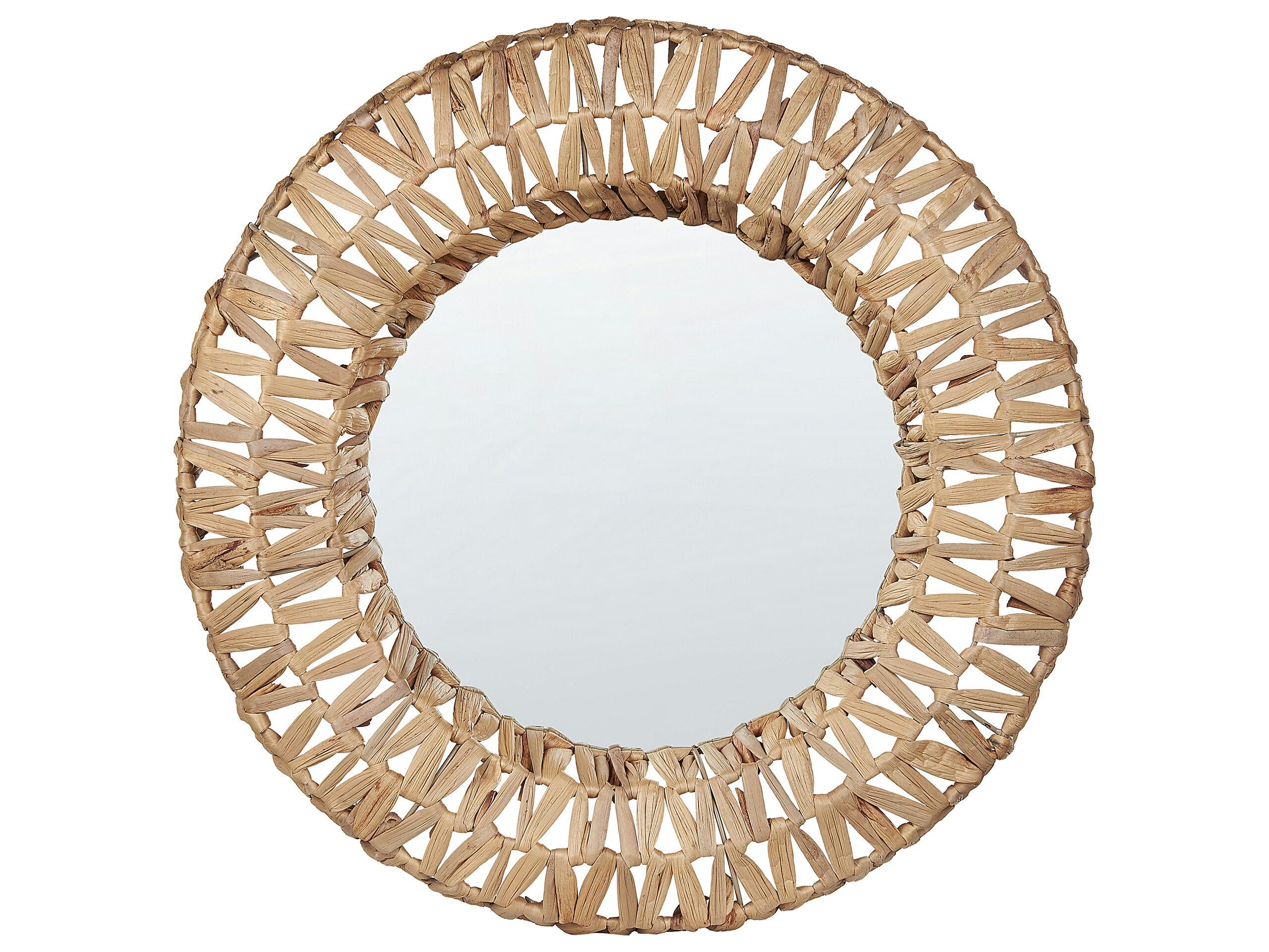 SABAOI - Miroir en rotin naturel 58x58