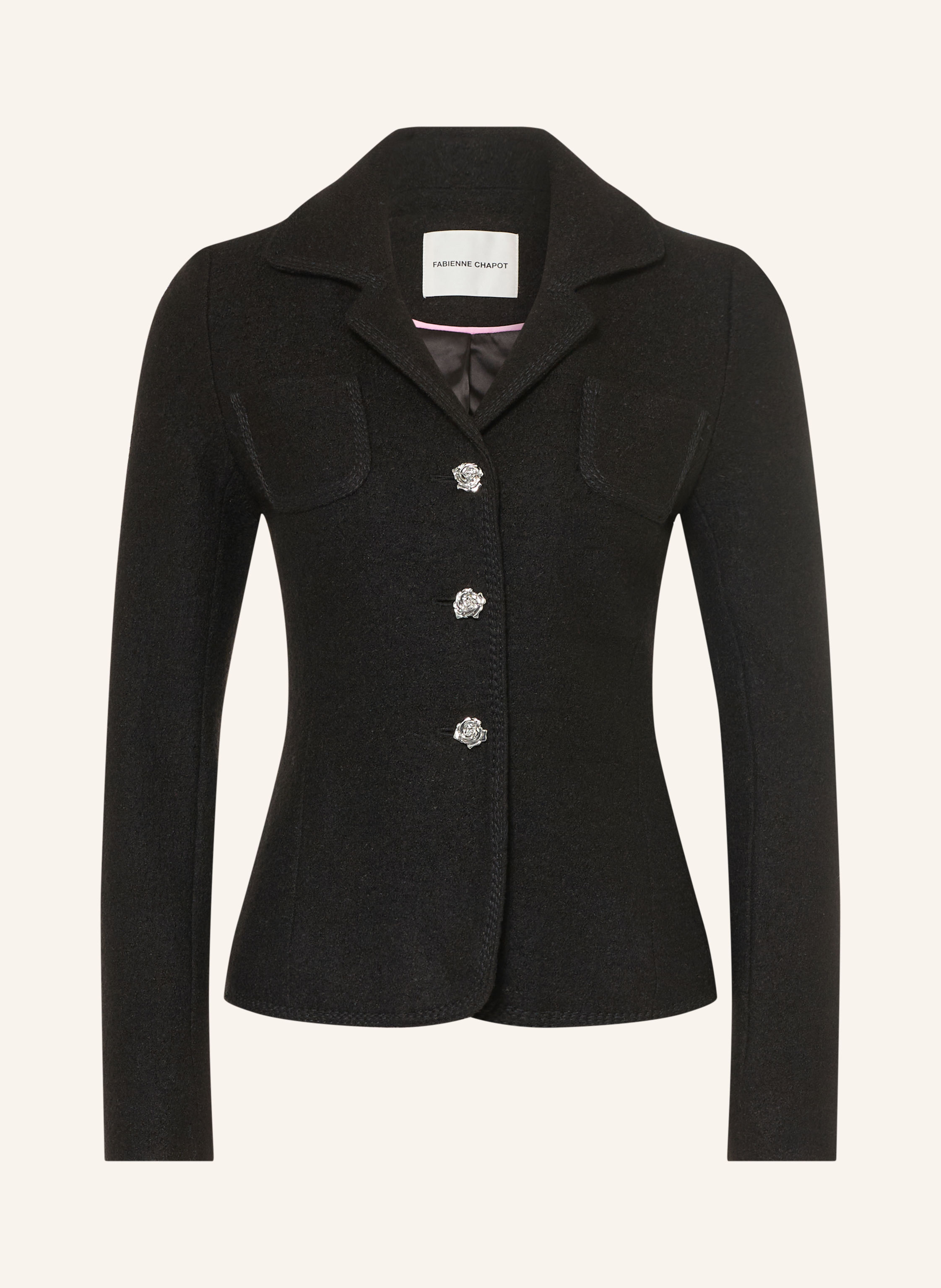 FABIENNE CHAPOT Bouclé-Blazer BABY