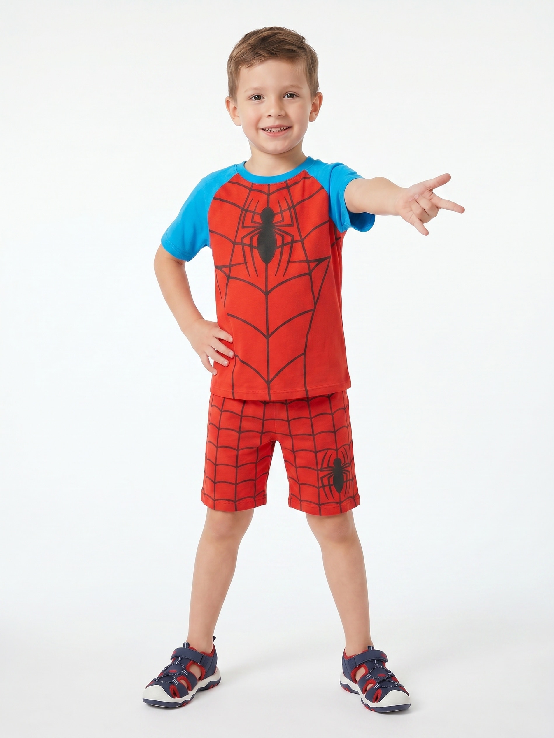 Komplet: koszulka i szorty Spider-Man