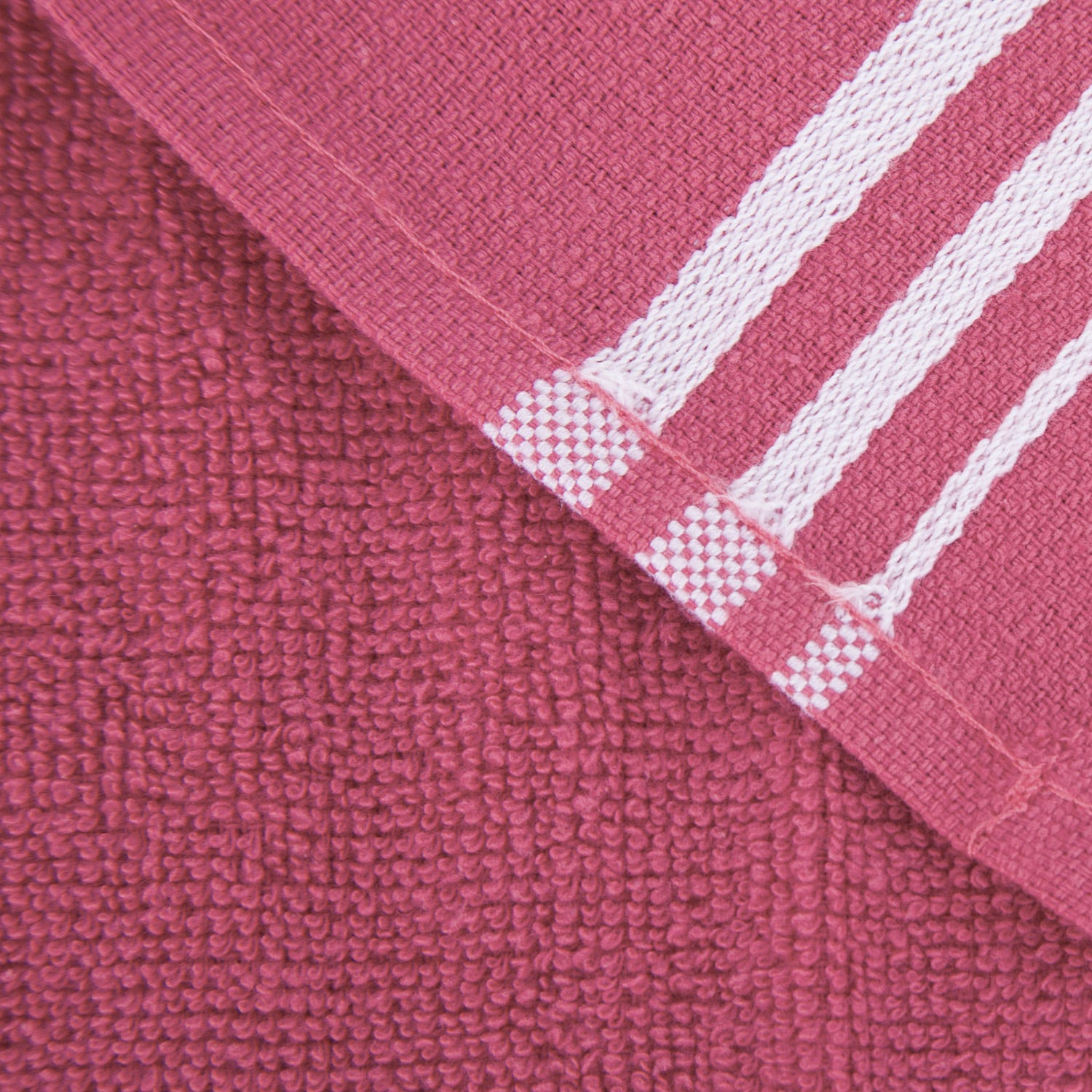Asciugamano viso 50x90 cm rosso cherry