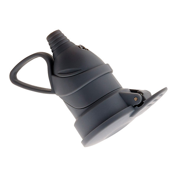 10 fiches femelles clapet 16A 2P T gris Zenitech