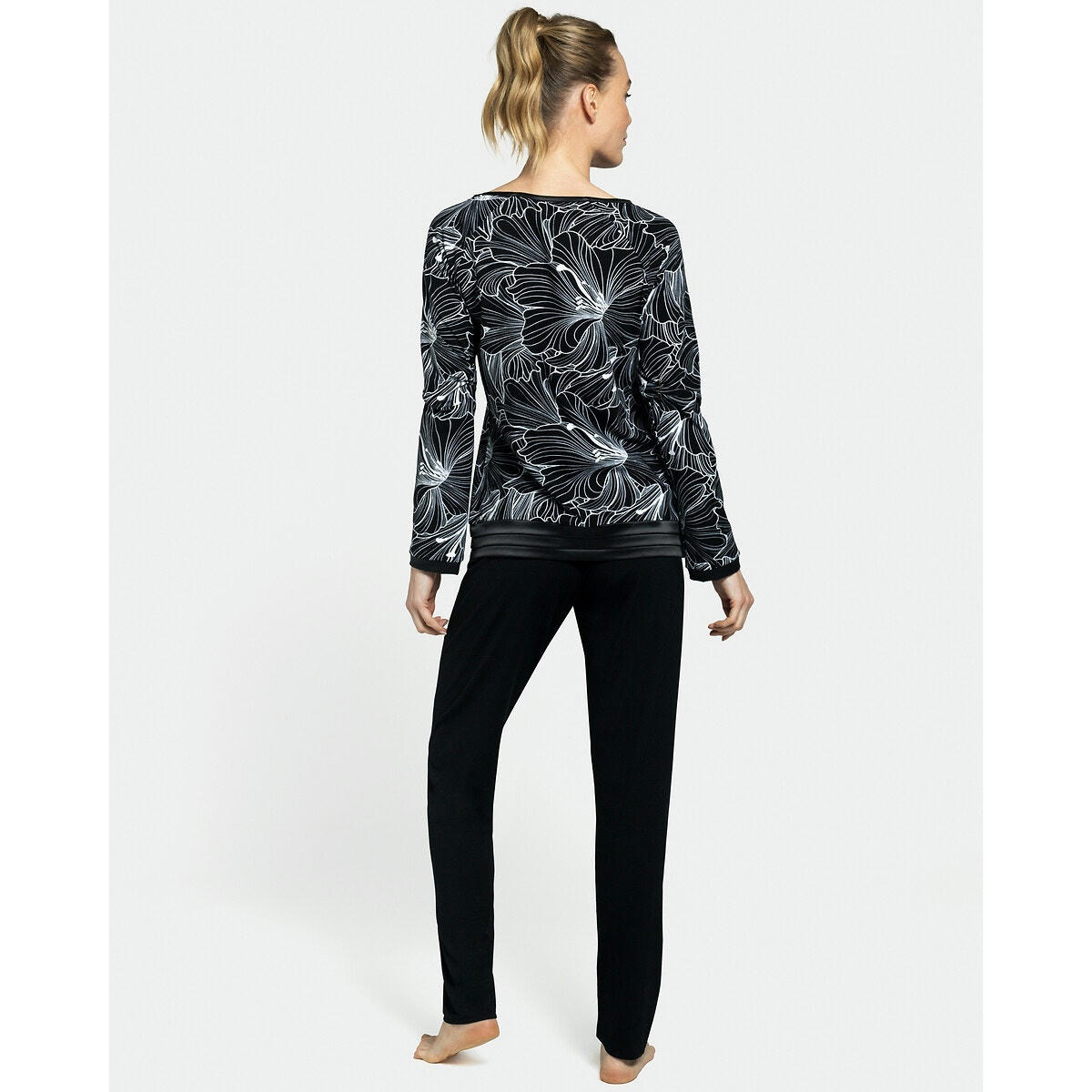 Pyjama coton et satin Vita