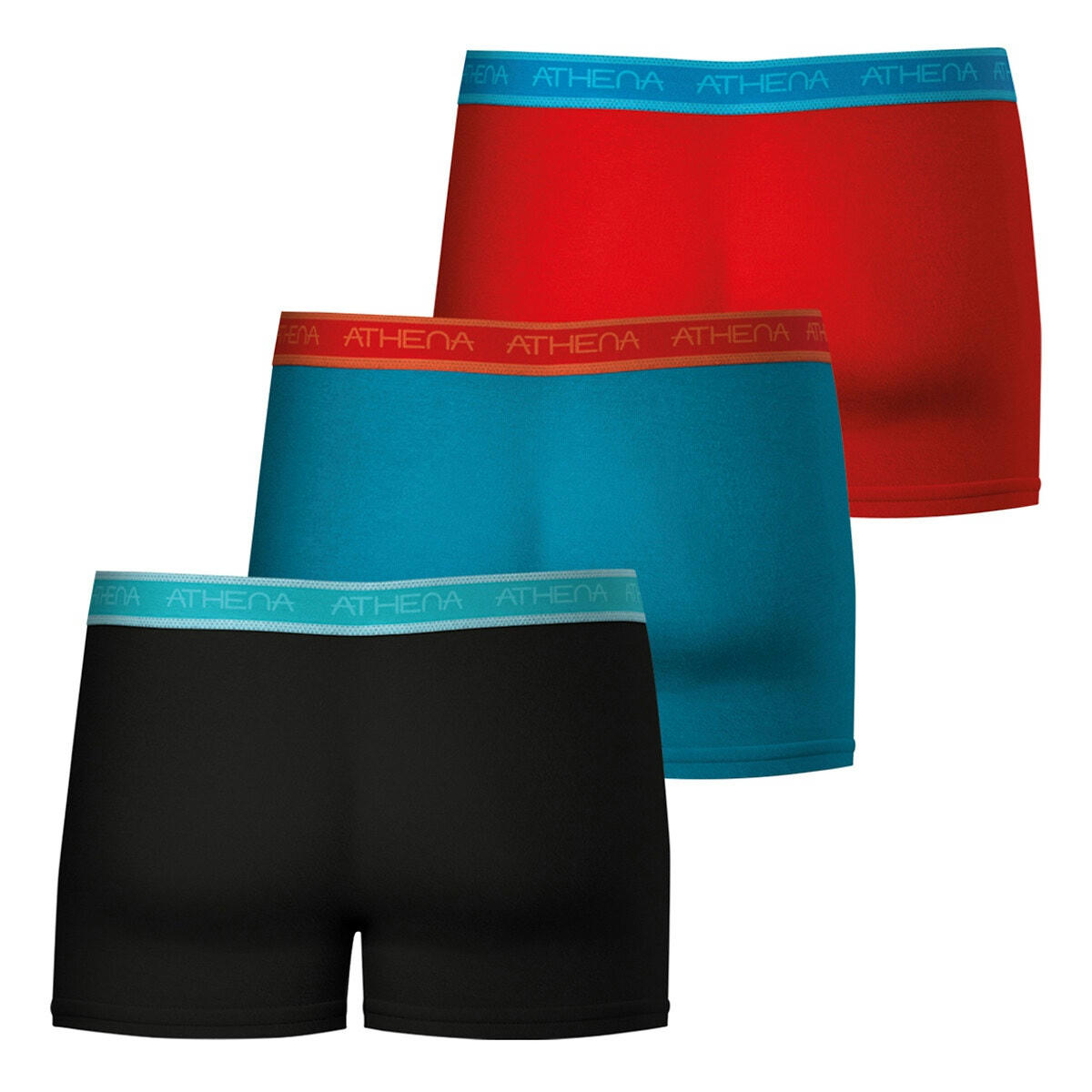 Lot de 3 boxers unis Easy bio