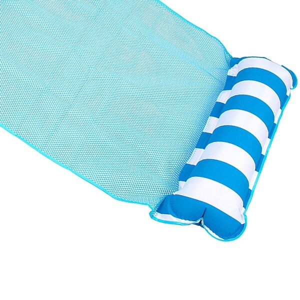 Aqua Leisure Monterey Water Hammock Inflatable Pool Float Lounger, Blue - 0.99
