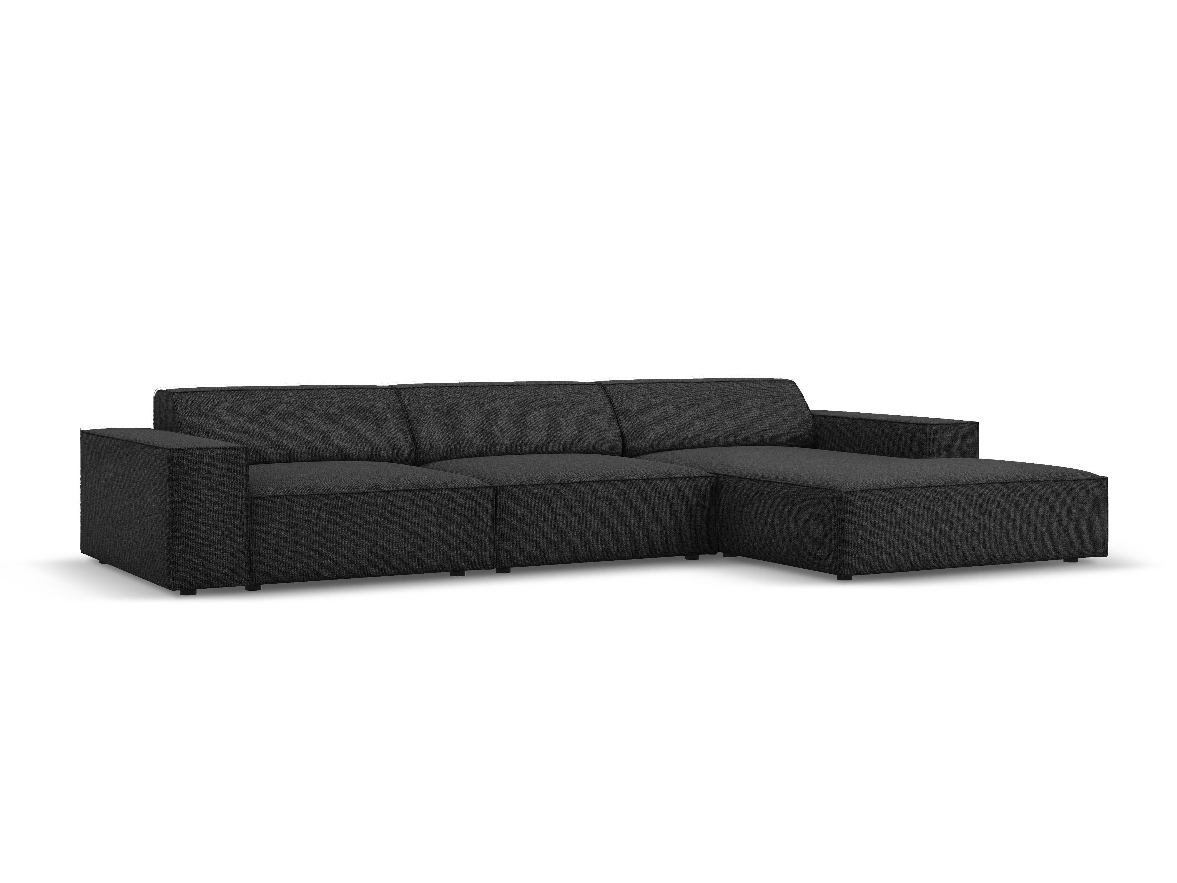 4-zitshoekbank Jodie rechts chenille