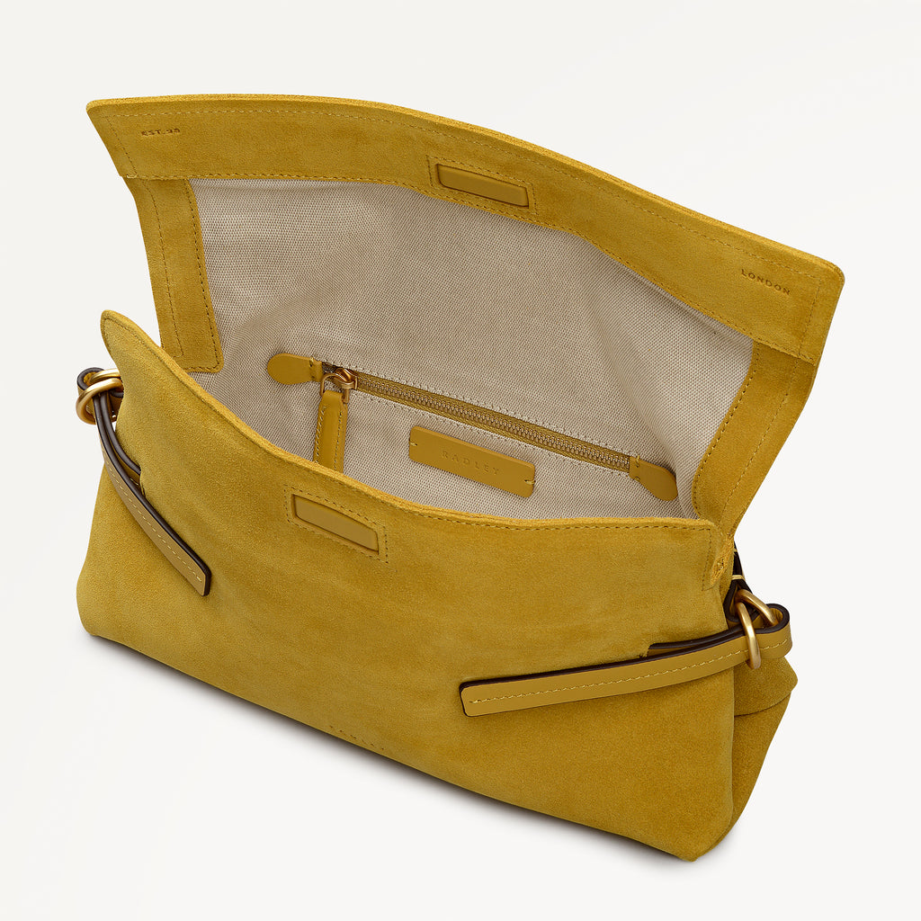 Fleet Street - Medium Flapover Clutch Bag