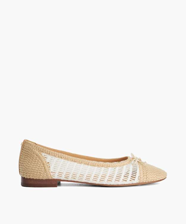 Hopsy Multi - Woven Bow Accent Ballet Flats